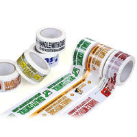 Custom Carton Shipping Sealing Tape Bopp Acrylic Adhesive Package Color Opp Packing Tape
